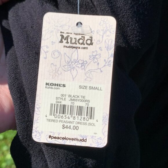 Mudd Shady Tree Tiered Peasant Dress - Size S - Picture 3 of 3